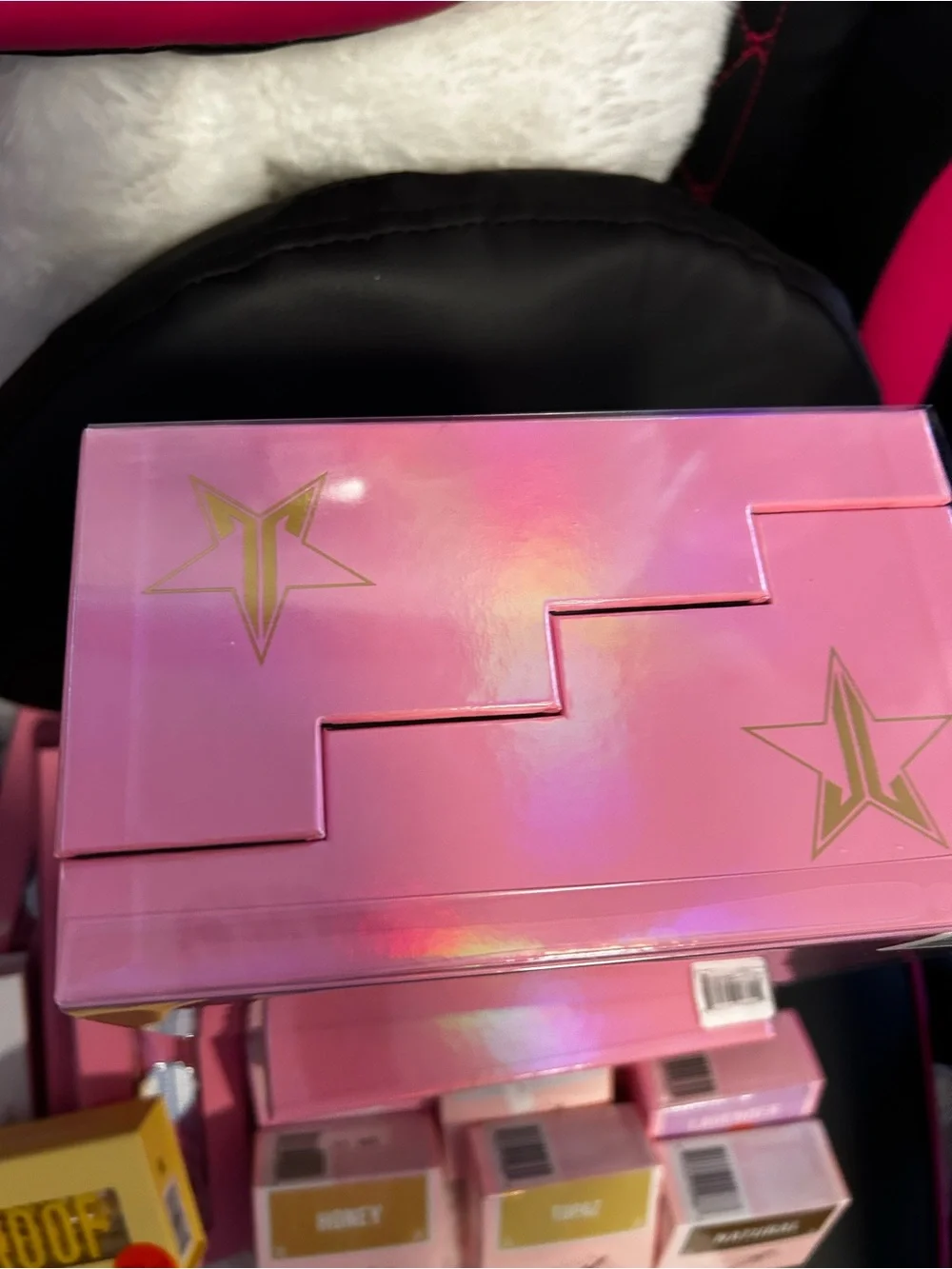 Supreme Iridescent Pink Storage Box Set of 2